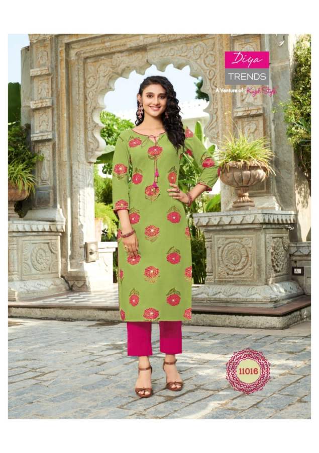 Gardencity 11 Fancy Ethnic Wear Rayon Designer Kurti Latest Collection